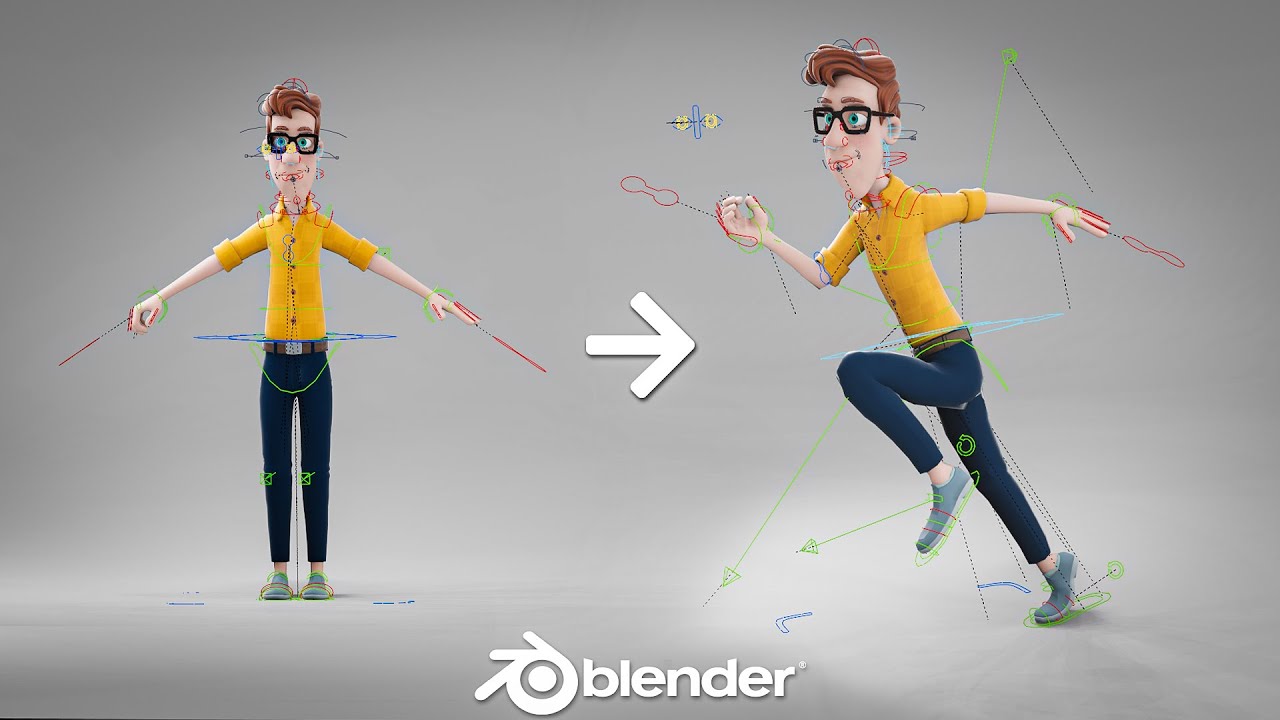 Quick 3D Character Animation in Blender 🎥