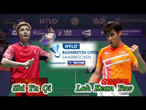 Very Fantastic 🔴 Loh Kean Yew (SGP) vs (CHN) Shi Yu Qi Badminton Hylo Open