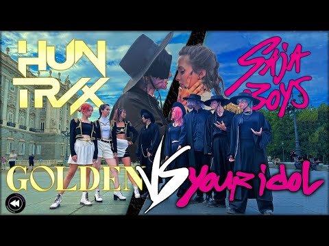 [KPOP IN PUBLIC SPAIN] HUNTRIX VS SAJA BOYS | GOLDEN + YOUR IDOL REMIX | by FORCE UP