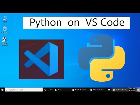 Python in Visual Studio Code 2020 (Getting Started) + Create First Python Project