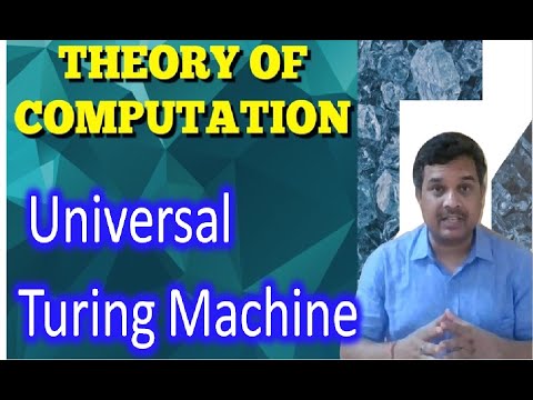 Universal Turing Machine || ToC || Studies Studio