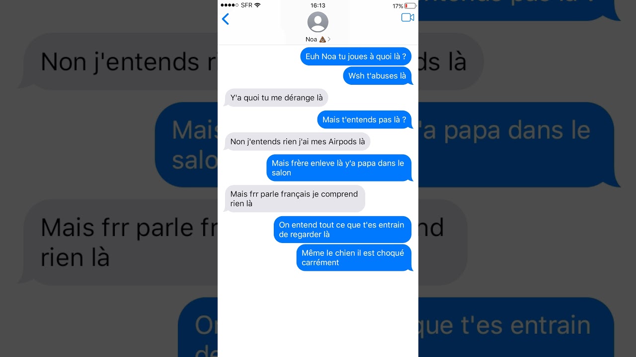 Mon moment de malaise le plus marquant 🤣 #message #frère #malaise #humour