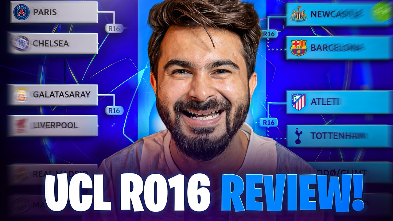 Real Madrid vs Man City AGAIN! | UCL RO16 Draw Analysis