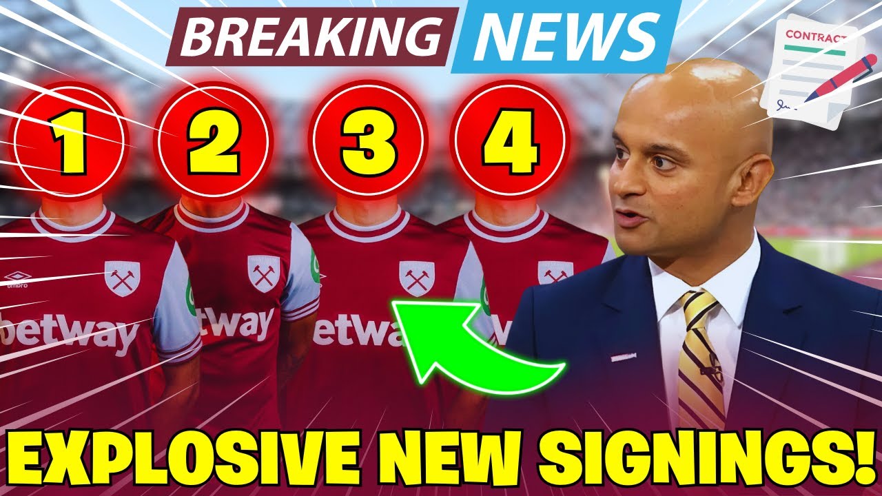 🚨 Breaking: West Ham Eyes 4 Top Transfer Targets – Latest News Today!