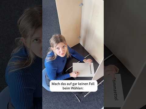 Keine Unterschrift auf Stimmzetteln #wählefakten #bundestagswahl #btw25 #wahlen #shorts