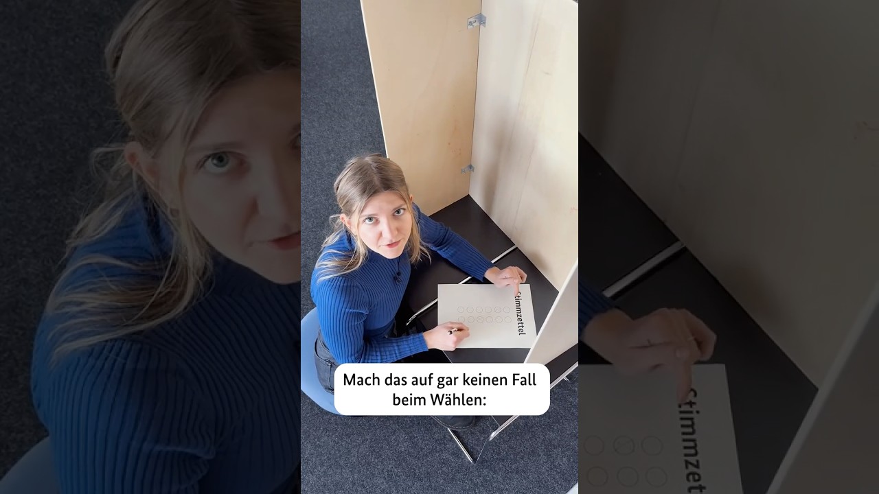 Keine Unterschrift auf Stimmzetteln 🗳️