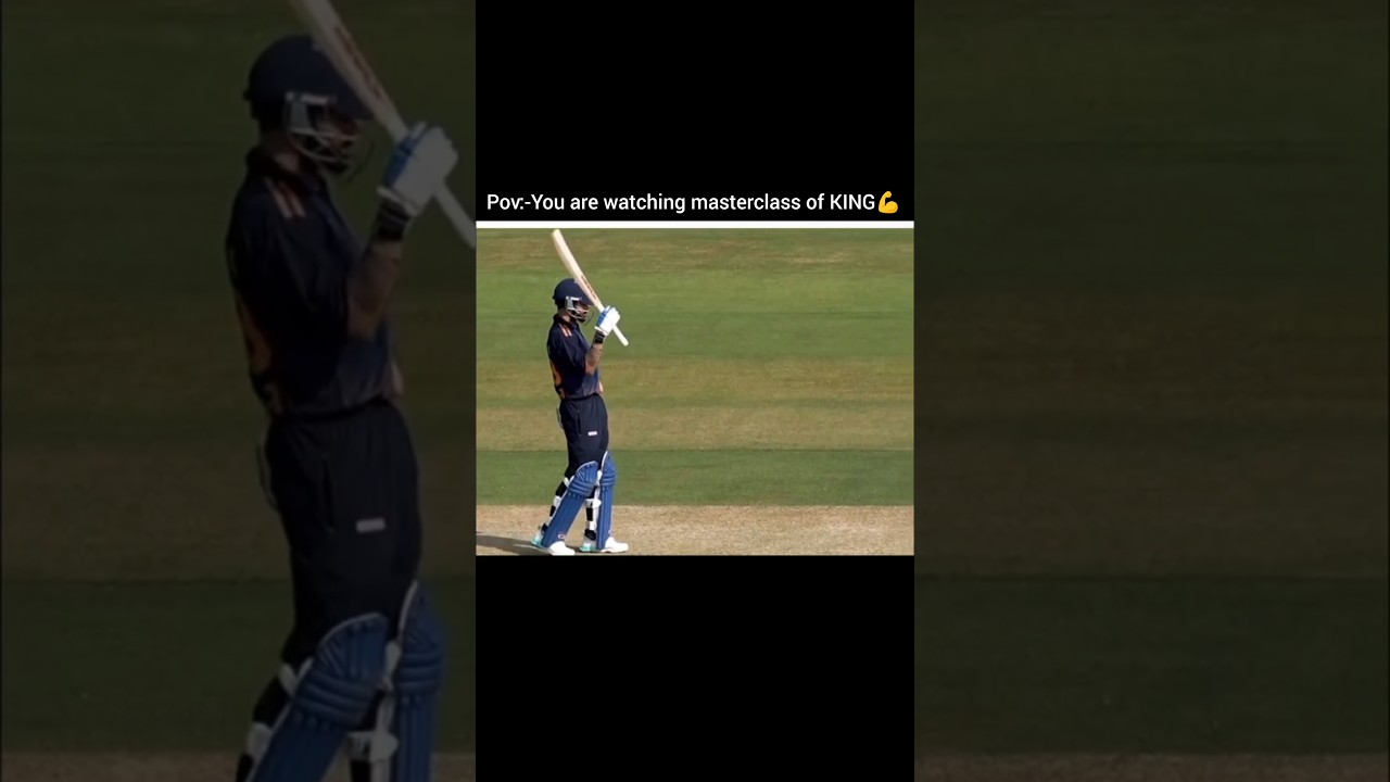 Virat Kohli Batting Masterclass | Vijay Hazare Trophy