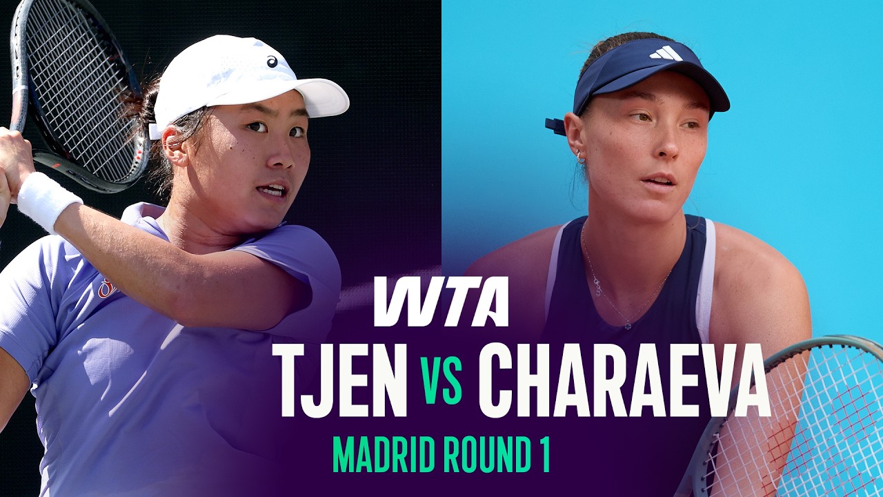 Tjen vs. Charaeva | Madrid 2026 R1 Highlights 🎾