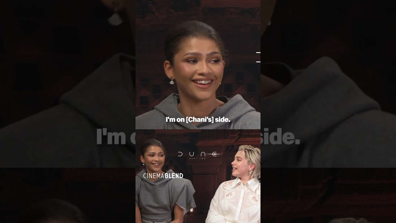 Zendaya and Florence Pugh Talk 🚨DUNE 2 SPOILERS🚨