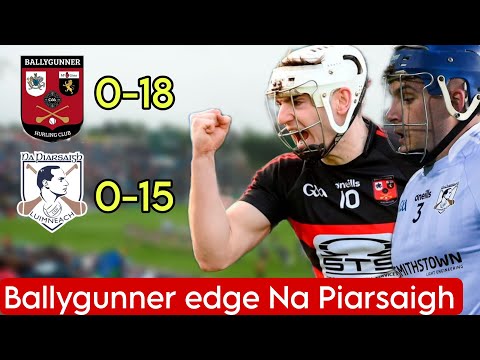 Ballygunner Survive Na Piarsaigh 😮 Champions Win 👏 Ballygunner 0-18 Na Piarsaigh 0-15 | Reaction