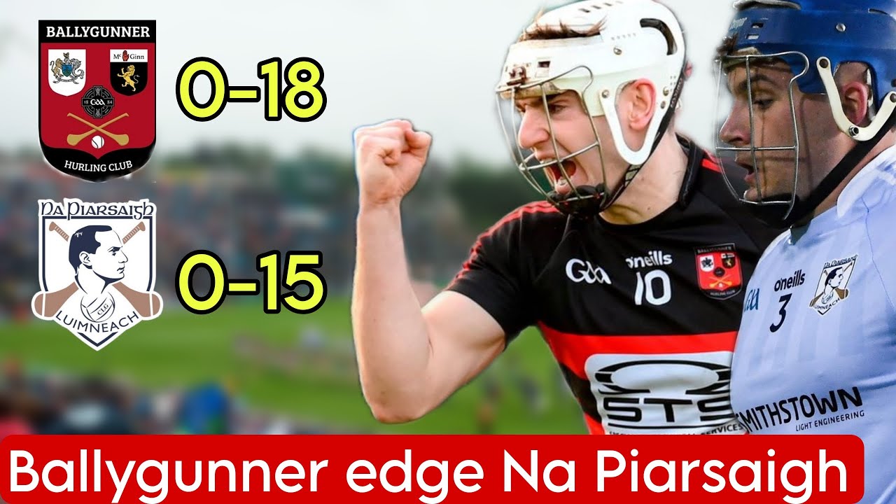 Ballygunner Stuns Na Piarsaigh to Secure Championship Win π