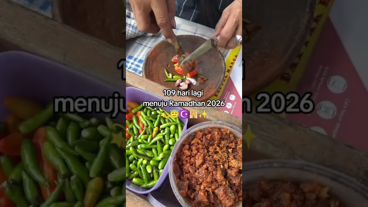 109 hari lagi ramadhan 2026 🤗 #streetfood #puasa #ramadhanpenuhberkah #ramadhan
