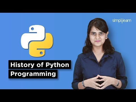 History Of Python Programming Language | Introduction To Python | Python Programming | Simplilearn