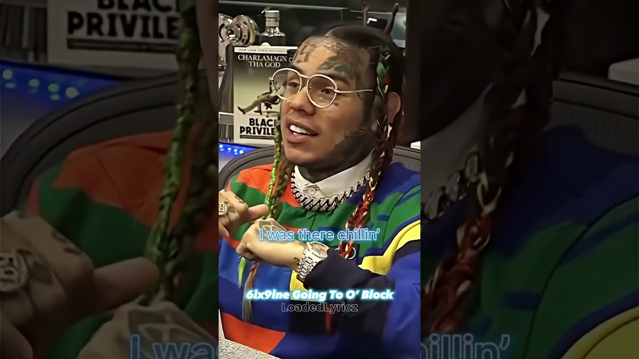6ix9ine Visits O’ Block 😆