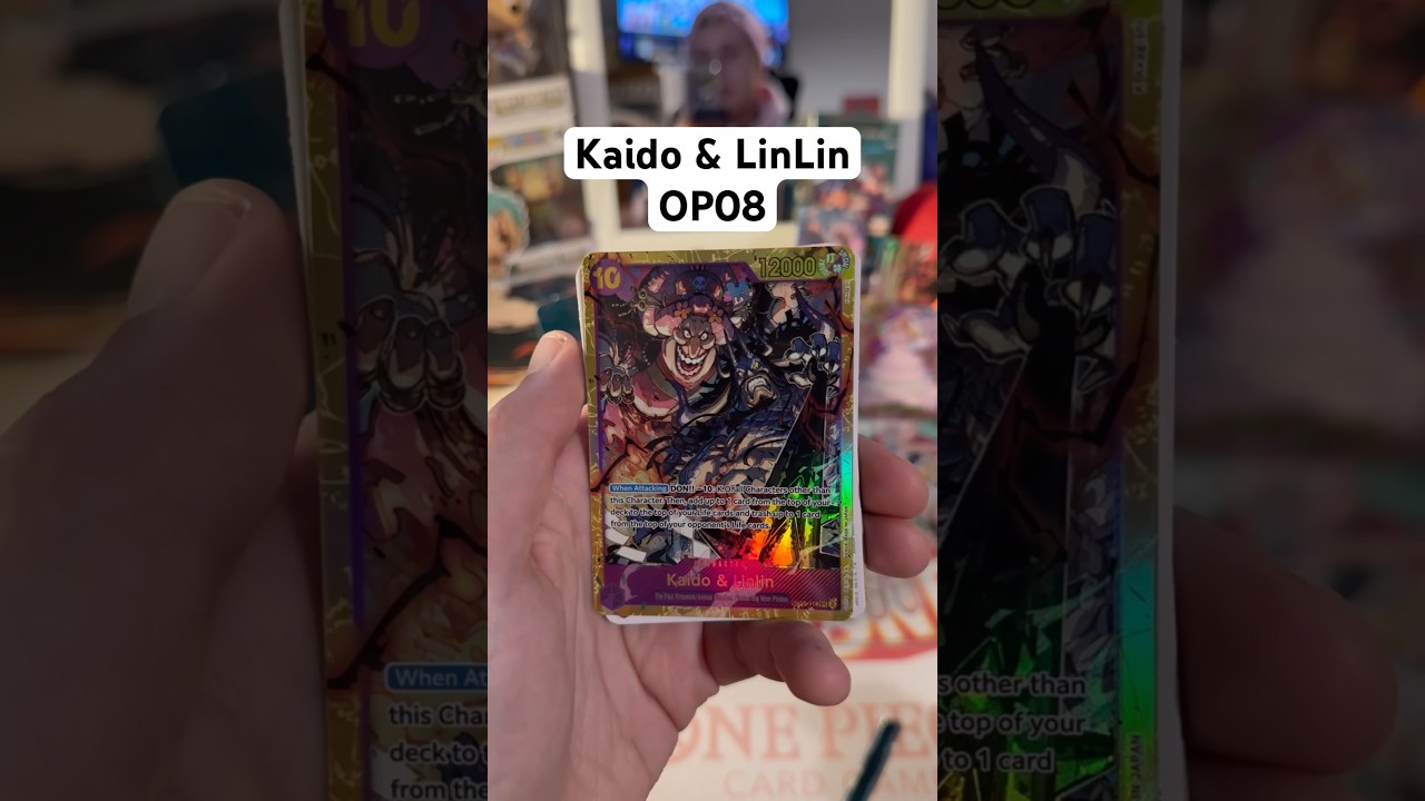 A secret rare pull! One Piece Card Game OP08 #onepiece #tcg #unboxing