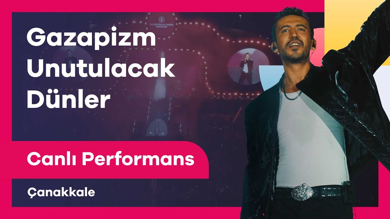 Gazapizm Çanakkale'de Unutulmaz Performans 🎤