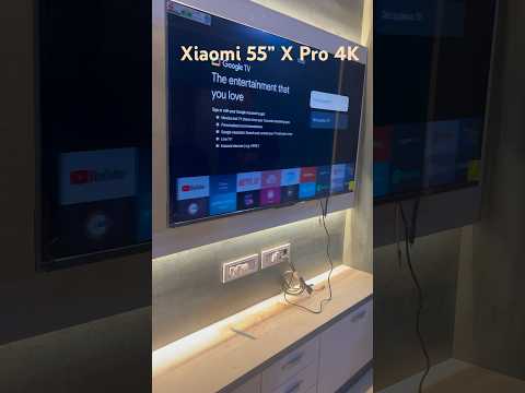 XIOMI TV (55 inches) X Pro 4K Unboxing & Installation #youtubeshorts #shorts #Google TV