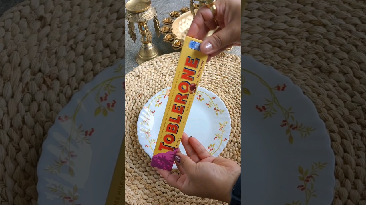 Toblerone Chocolate Unboxing 🍫✨