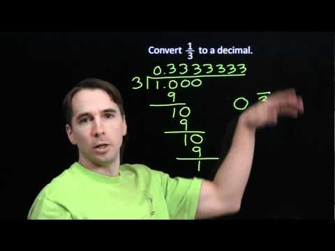 Art of Problem Solving: Converting Fractions to Repeating Decimals Part 1