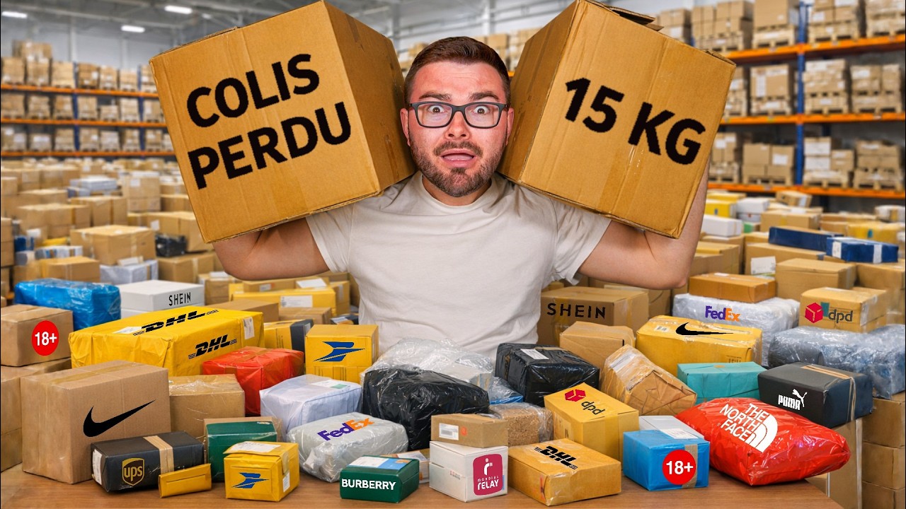 J'ouvre un colis perdu de 15 kg « Premium » ! 😱