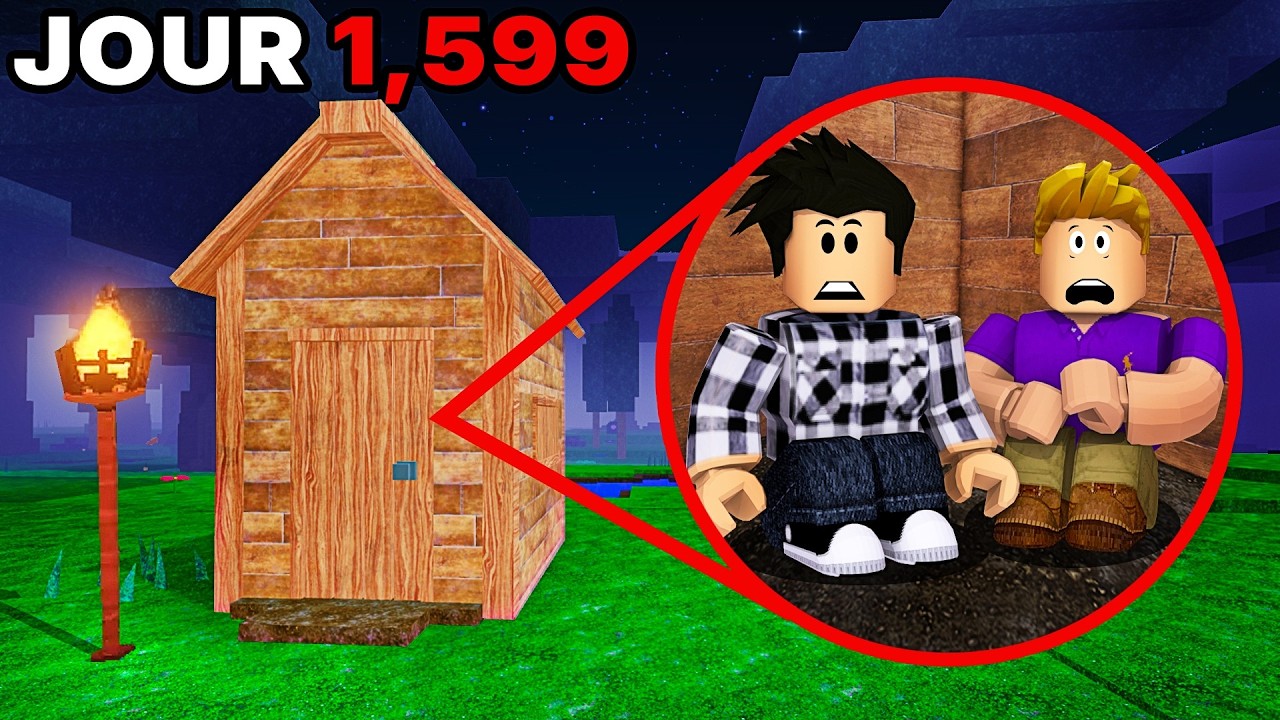 Survécu 99 Nuits dans une Cabane en Forêt 🌲