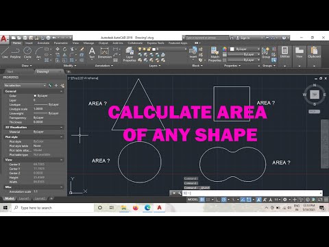 AUTOCAD MEASURING AREA (ANY SHAPE)