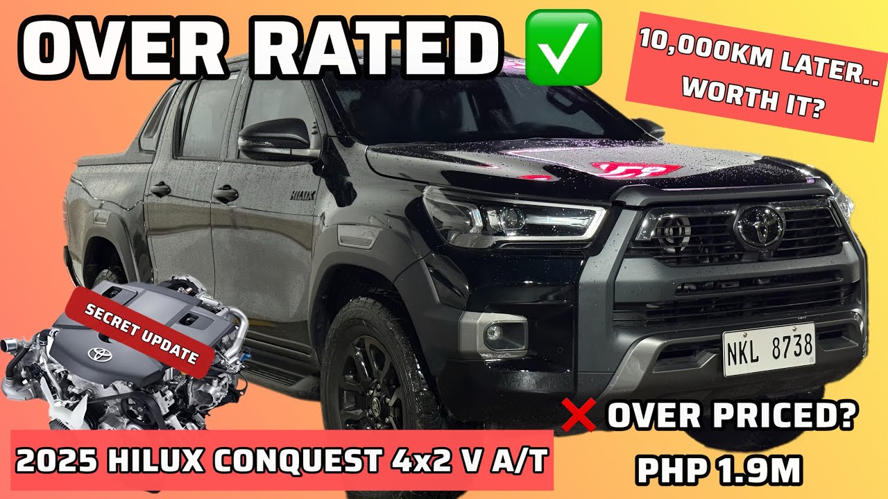 2025 Toyota Hilux Conquest 4x2 A/T Review 🚗