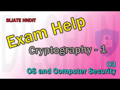 OSCS | Computer Security | Cryptography | Part 02 | Cryptography in Sinhala