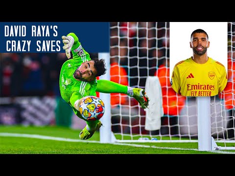 David Raya's crazy saves! 🔥🧤 |