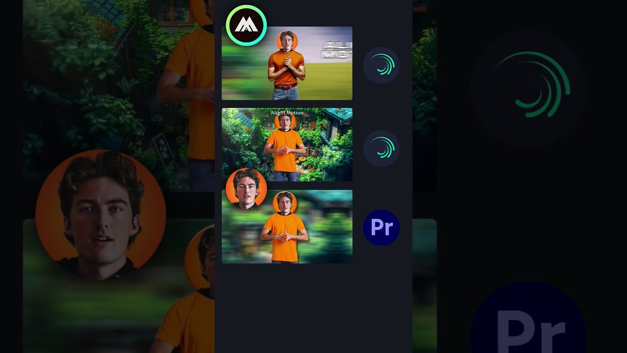 Comparison of Alight Motion Edits by @finzar and @maheshanimations