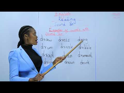 English Activities Grade 3 - Reading - Sound "dr"