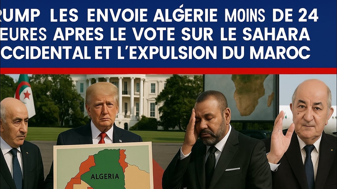 Trump dépêche une délégation en Algérie après la crise au Sahara Occidental 🌍