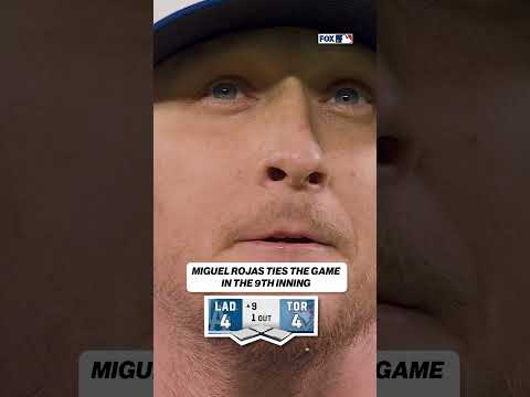 DODGERS TIE WORLD SERIES IN 9TH 🚨 #mlb #baseball #Dodgers