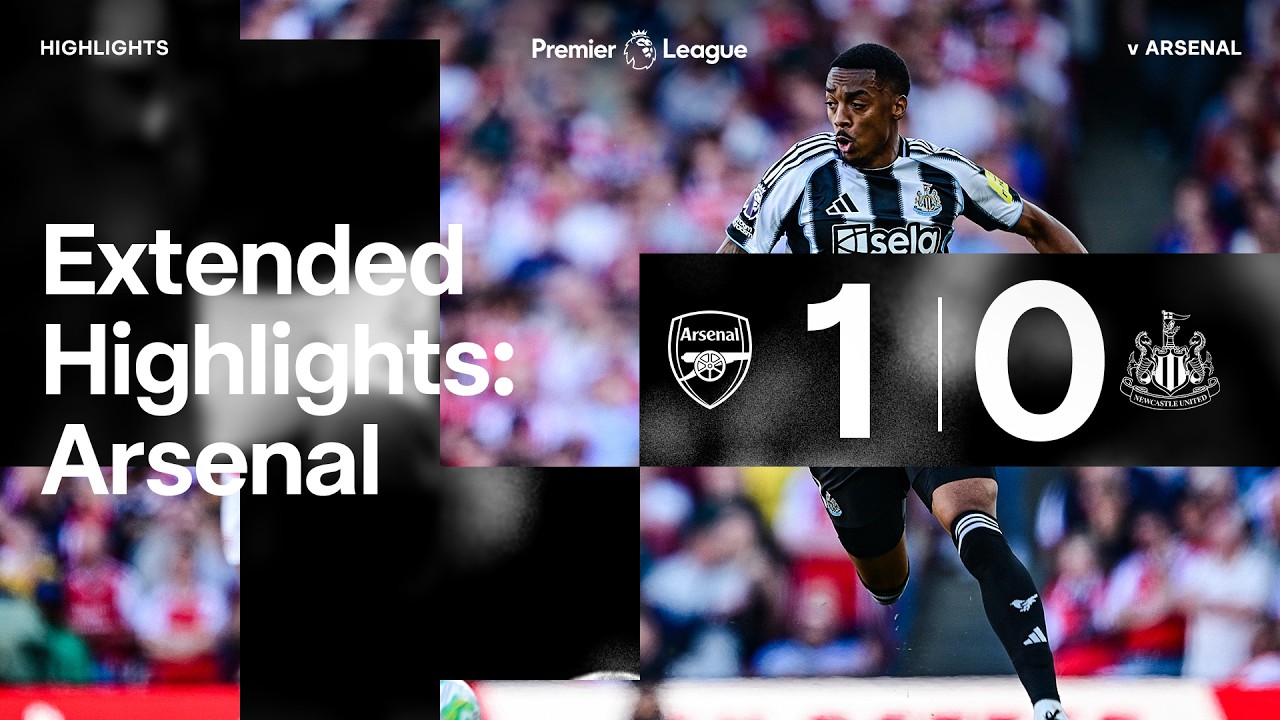 Arsenal 1 Newcastle United 0 | EXTENDED Premier League Highlights