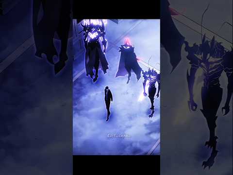 Shadow Monarch and his 3 Commanders 😈 #shorts#sololeveling#edit#anime#manhwa#trending#manga#amv#fyp
