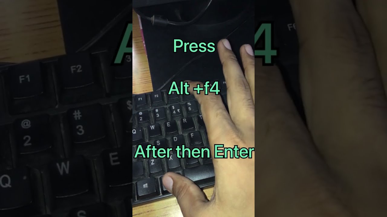 Quick Shortcut to Shut Down Your PC β»