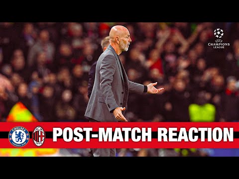 Pioli and Bennacer post-match reactions | Chelsea v AC Milan | Champions League