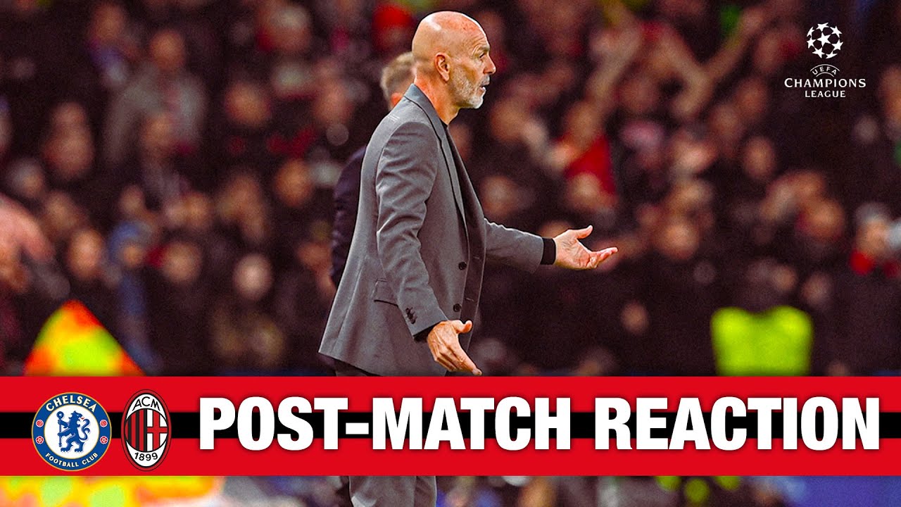 Pioli & Bennacer Share Insights After AC Milan's Champions League Match vs Chelsea ⚽