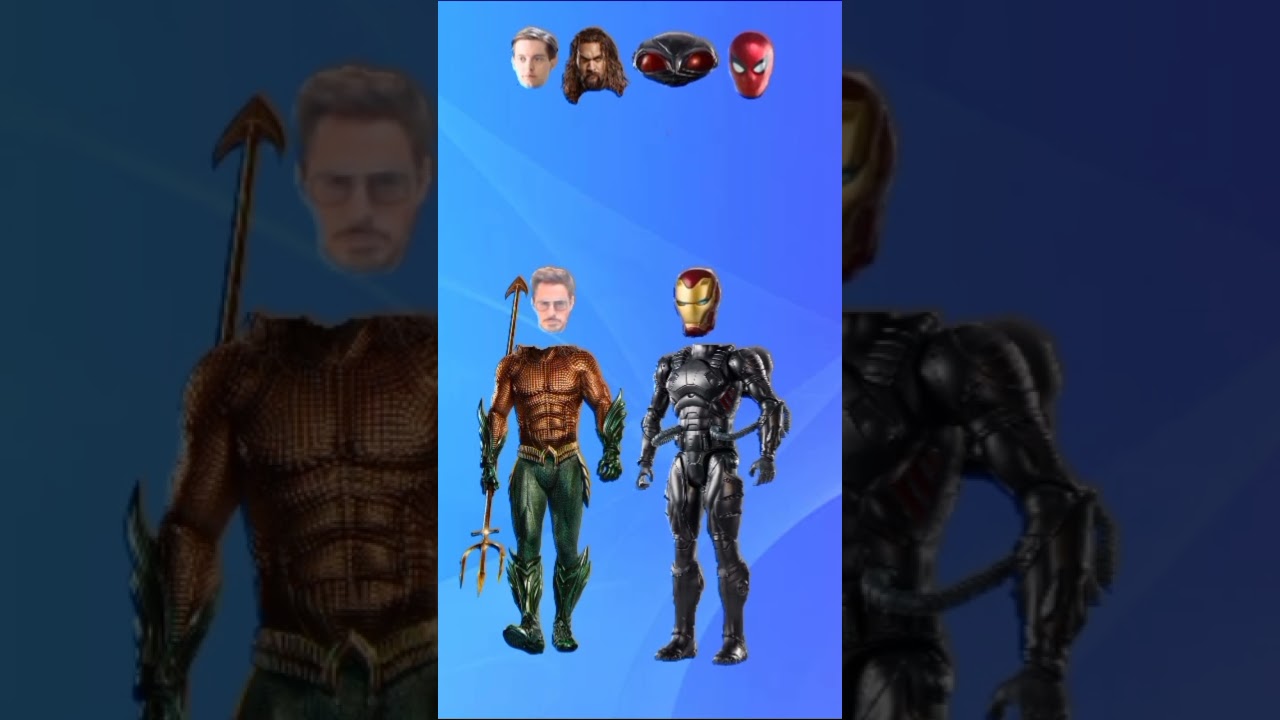 Aquaman & Black Manta with Wrong Head Change! 🤣