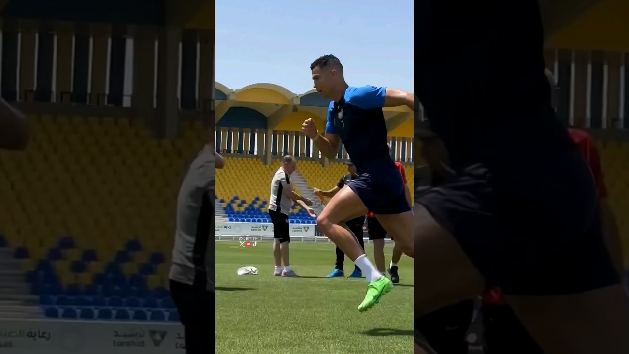 Cristiano Ronaldo Shines in Training 🔥