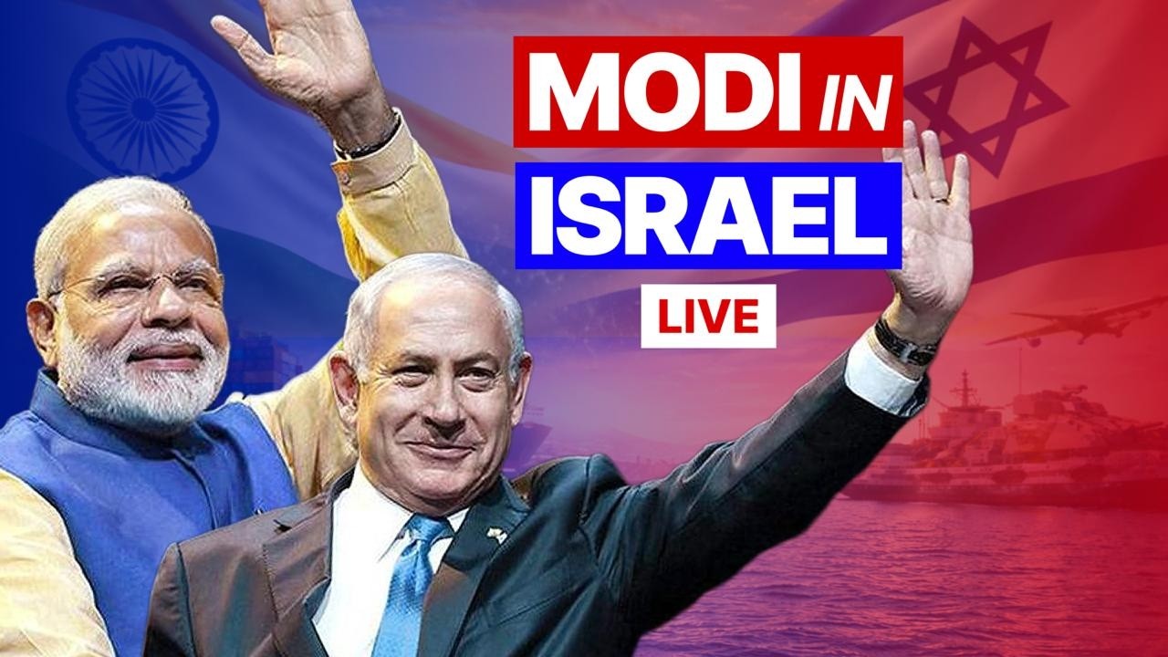 Netanyahu Welcomes PM Modi at Ben Gurion Airport ✈️