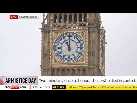 2-Minute Silence & Big Ben Chimes for Remembrance π°οΈ