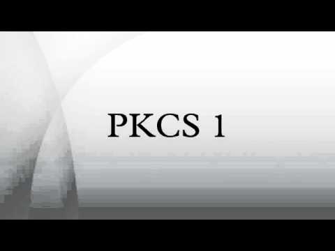 PKCS #1: RSA Public-Key Cryptography Standard