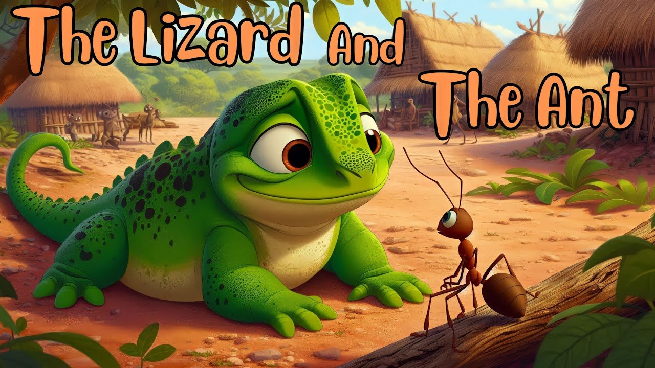Lizard & Ant Bedtime Story 🐜 | Kids Folktales