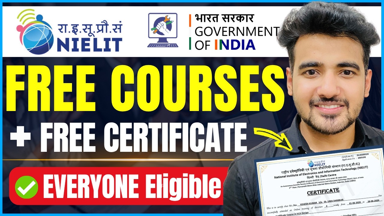 NIELIT Free Certification Courses 2026 🔥 for Students
