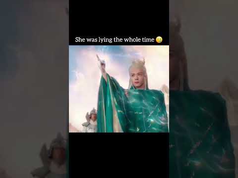 she reveals her real identity 🫠|#cdrama #chinesedrama #wuxia #romance #fantasy #bailu #josephzeng