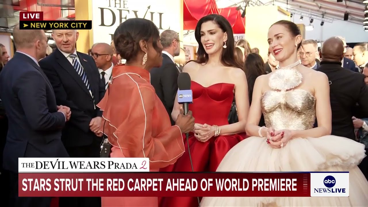 Anne Hathaway & Emily Blunt Discuss 'The Devil Wears Prada 2' 🎬