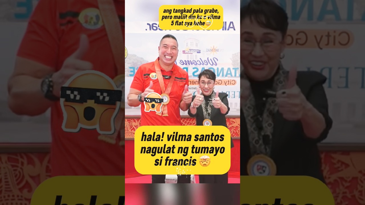 Vilma Santos Nagulat Nang Tumayo ang Katabi 😮