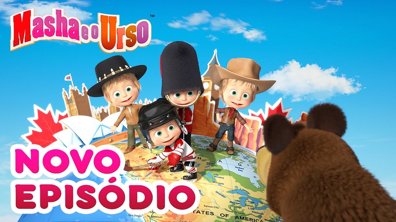 Masha e o Urso: Volta ao Mundo em Um Dia 🌍