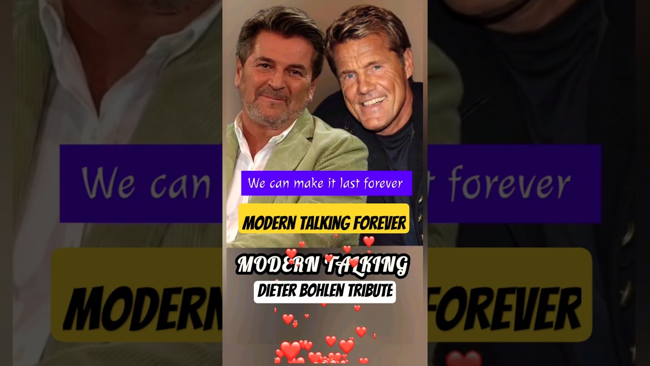 Celebrating Dieter Bohlen & Modern Talking: Timeless Music & Endless Love 🎶
